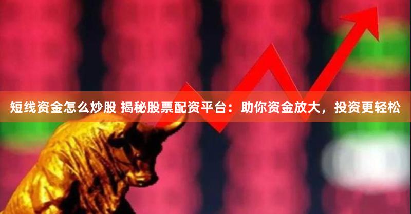 短线资金怎么炒股 揭秘股票配资平台：助你资金放大，投资更轻松